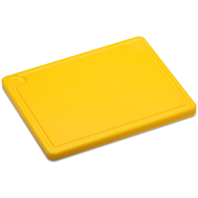 Schneidbrett Kunststoff, gelb 1/2 GN, 265 x 325 x 20 mm, Saftrille