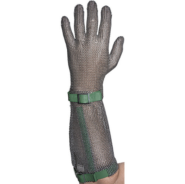 Gant de protection Comfort droit, XS, vert, 19 cm poignet