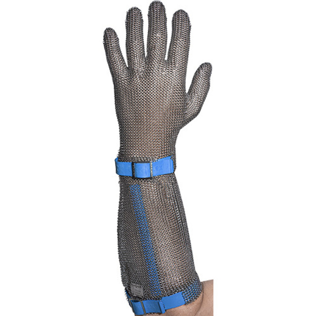 Gant de protection Comfort droit, L, bleu, 19 cm poignet