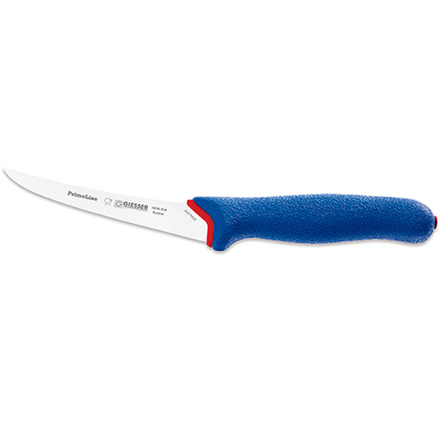 Ausbeinmesser PrimeLine, blau 10 cm, flexibel, gebogen