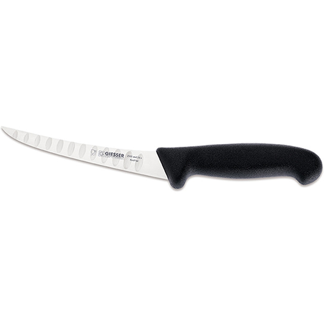 Ausbeinmesser, Kunststoffgriff PP 15 cm, flexible Klinge, gebogen, Kullen