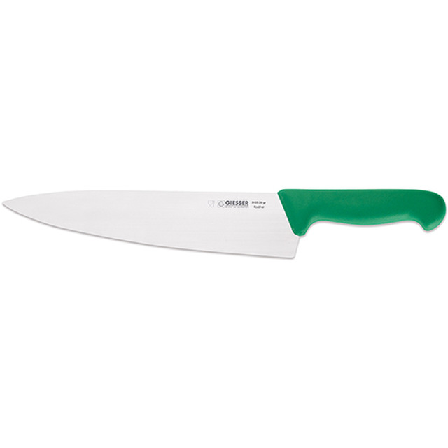 Kochmesser, Kunststoffgriff grün 31 cm, breite Klinge
