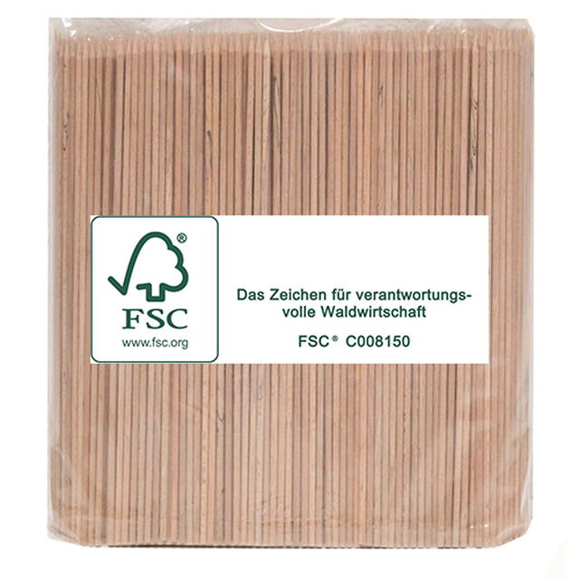 Brochettes hêtre, env. 1000 pcs. 250 x 3 mm