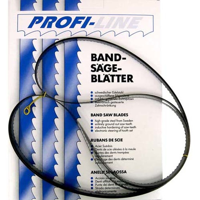 Bandsägeblätter, 3 Stück 3200/16 mm, 4 TPI