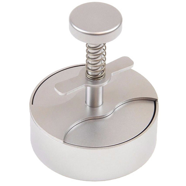 Presse à hamburger, ronde, en inox Ø: 8.5 cm, pour des burgers de 60 - 110g