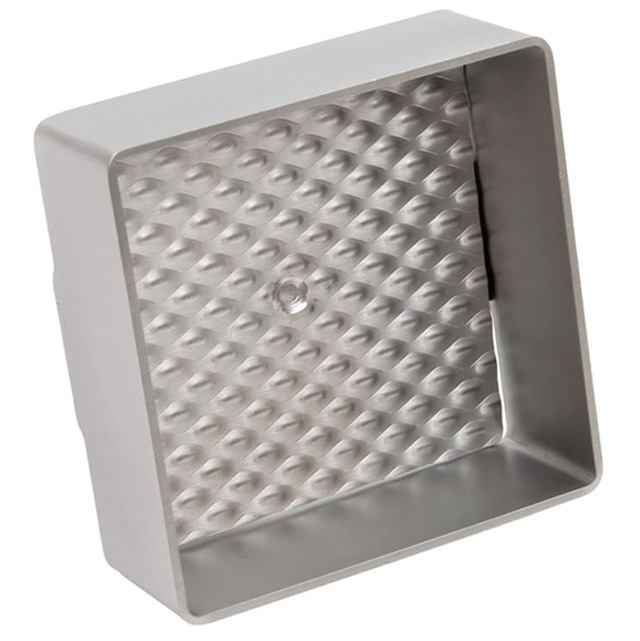 Hamburgerpresse, quadr., aus Edelstahl 9 x 9 cm, für Burger von 80 - 160 g
