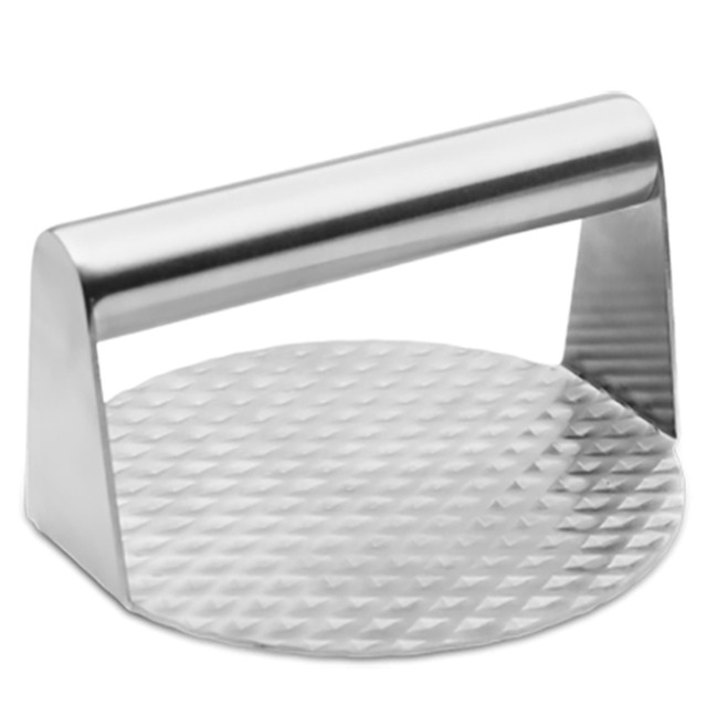 Hamburgerpresse für Smashburger Ø: 14 cm, rund, inox