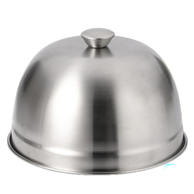 Burger- oder Speiseglocke Ø: 25 cm, Höhe: 13,5 cm, inox