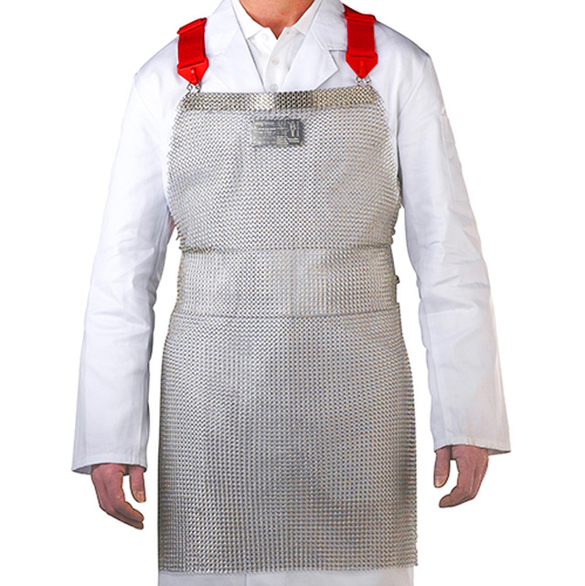 Stichschutzschürze Ultralight RS 80 x 55 cm, Beriemung PP, rot
