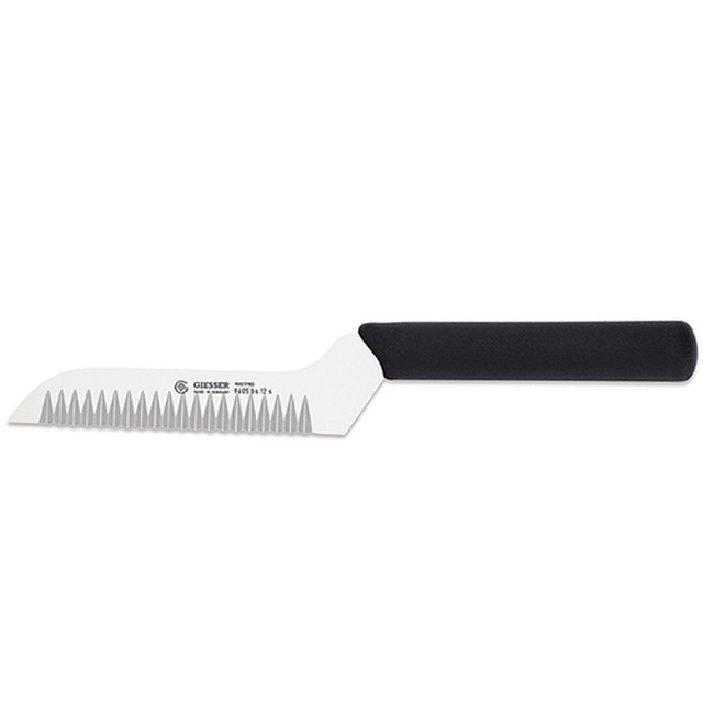Buntschneidemesser Kunststoffgriff 12cm, abgewinkelte Klinge