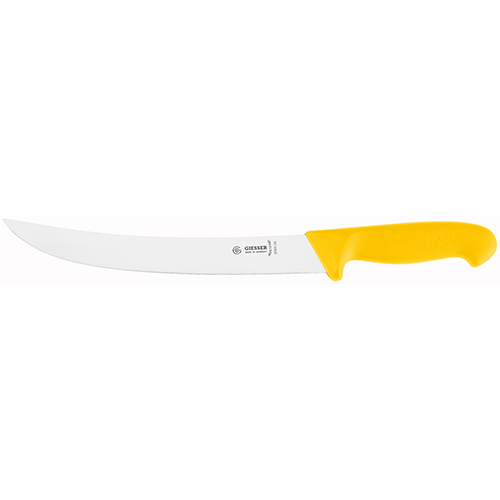 Couteau à découenner manche en plastique 20 cm, relevé