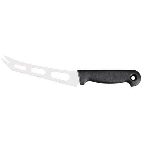 Couteau à fromage, manche en plastique 15 cm, noir